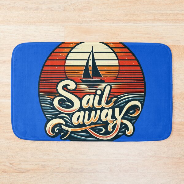 Item preview, Sail away, typography designed and sold by maxmaj.