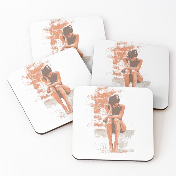 Item preview, Abstract shape of a woman, more shy designed and sold by UmagineArts.