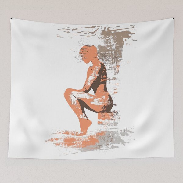 Item preview, Abstract shape of a woman, musing designed and sold by UmagineArts.