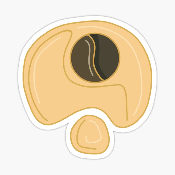 A cartoon of an executable file #5 Sticker
