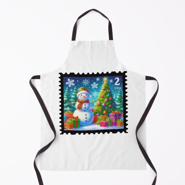 Item preview, Christmas Postage Stamp designed and sold by Myra365Art.