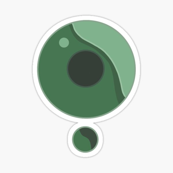 A cartoon of an executable file #2 Sticker