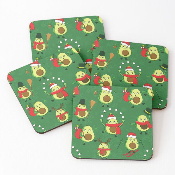 Item preview, ugly christmas avocado santa winter designed and sold by Gossip Rag.