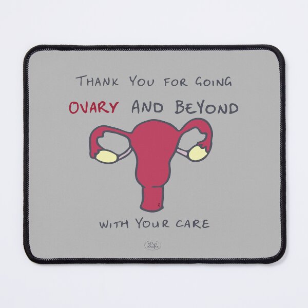 Item preview, Ovary and beyond - punny encouragements designed and sold by Pxycrafts.