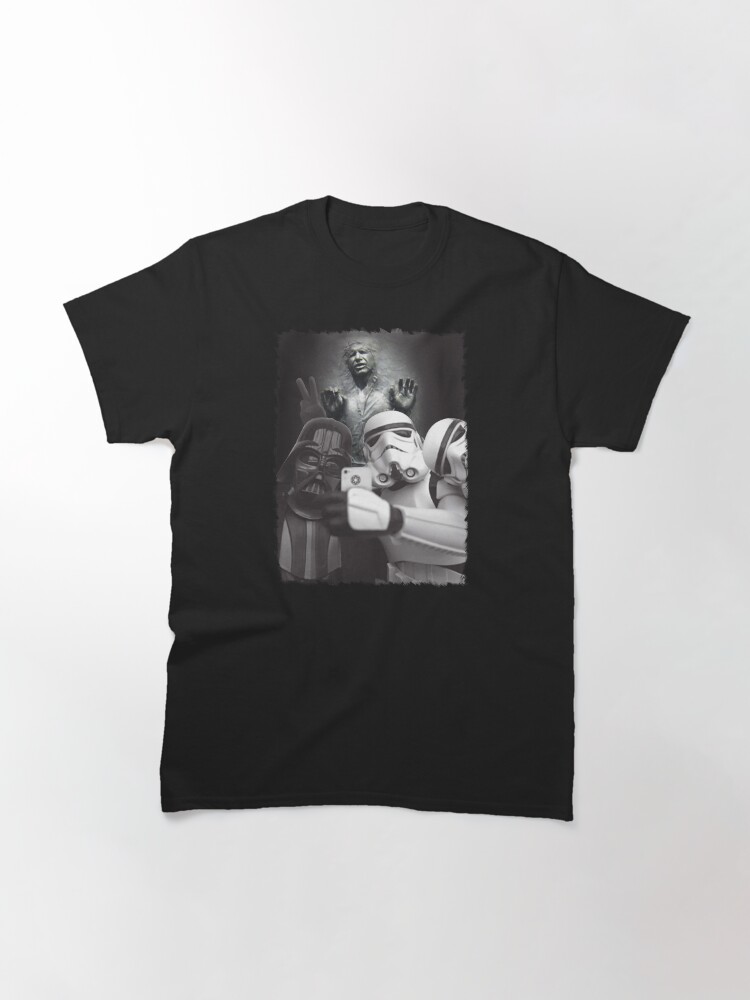 Thumbnail 3 of 7, Classic T-Shirt, Funny Selfie Story designed and sold by willquinnartist.