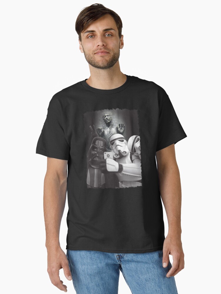 Thumbnail 2 of 7, Classic T-Shirt, Funny Selfie Story designed and sold by willquinnartist.