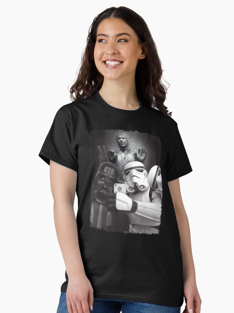 Thumbnail 1 of 7, Classic T-Shirt, Funny Selfie Story designed and sold by willquinnartist.