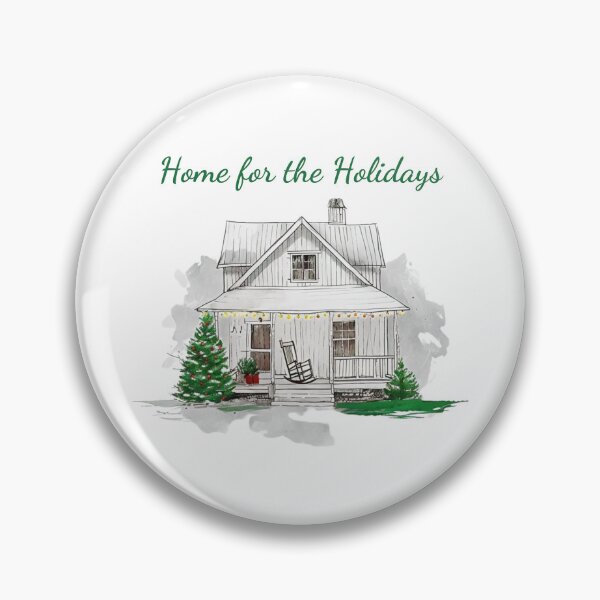 Item preview, Home for the Holidays – Cozy Farmhouse Christmas Design designed and sold by PureInkMerch.