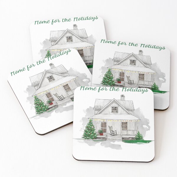 Item preview, Home for the Holidays – Cozy Farmhouse Christmas Design designed and sold by PureInkMerch.