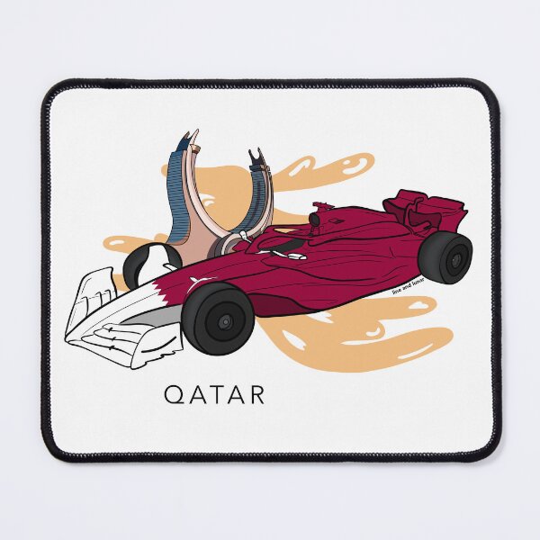 Item preview, F1 - QATAR (with writing) designed and sold by lineandlunar.