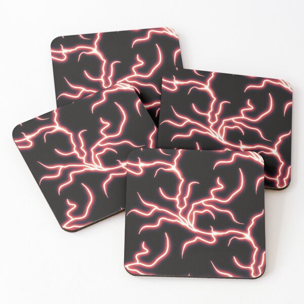 Item preview, Red Lightning Print designed and sold by Procraftinate.