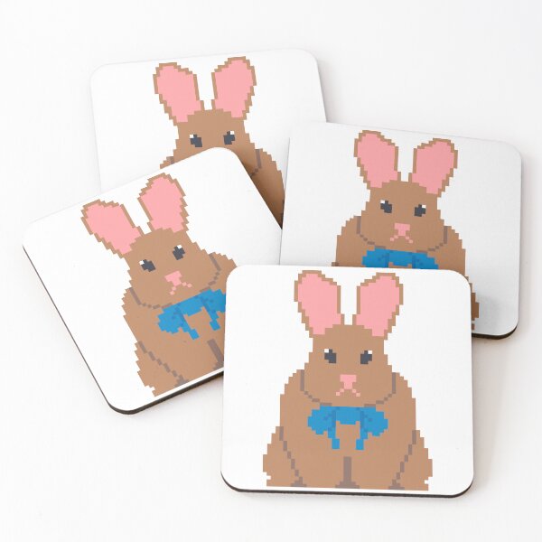 Item preview, Bunny With Bow designed and sold by ElixirStickers.