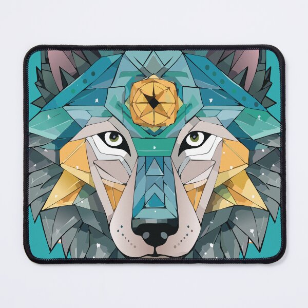 Item preview, Geometric Celestial Wolf designed and sold by CosioInc.