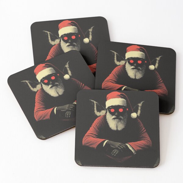 Item preview, Dark Cyberpunk Santa with Glowing Eyes designed and sold by WILD-WILD-CAT.
