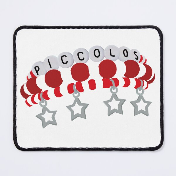 Item preview, Piccolo Friendship Bracelets - Red & White designed and sold by marching-bands.