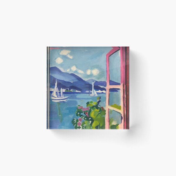 Item preview, Matisse inspired ‘Open window’ landscape oil painting designed and sold by sarah1artsy.