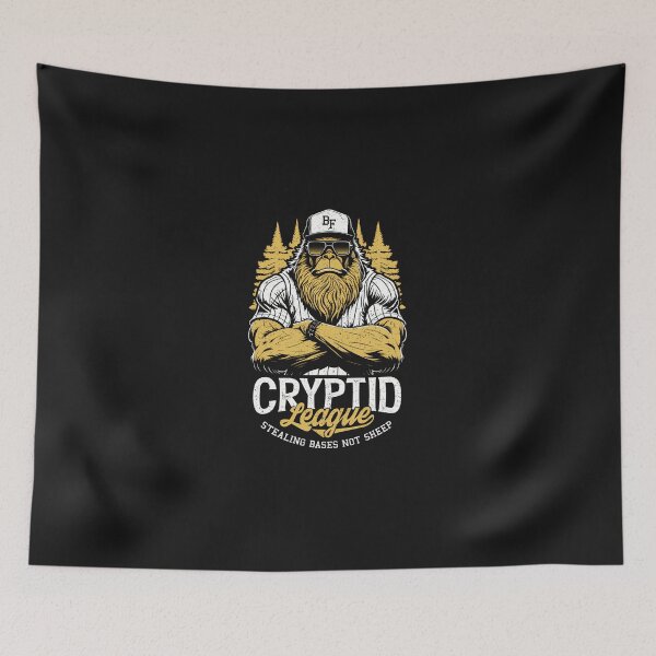 Item preview, Bigfoot Baseball Player Coach Funny Cryptid League Sasquatch designed and sold by vsropatn.