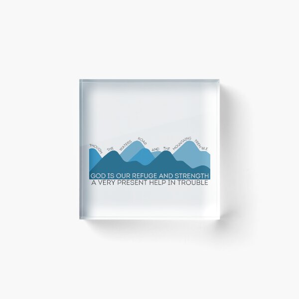 Item preview, psalm 46: fundraiser sticker for WNC hurricane recovery designed and sold by kbtcrafts.