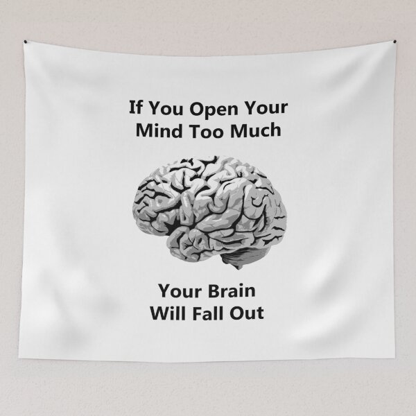 Item preview, Graphic Art Brain Quote designed and sold by GetItGiftIt.