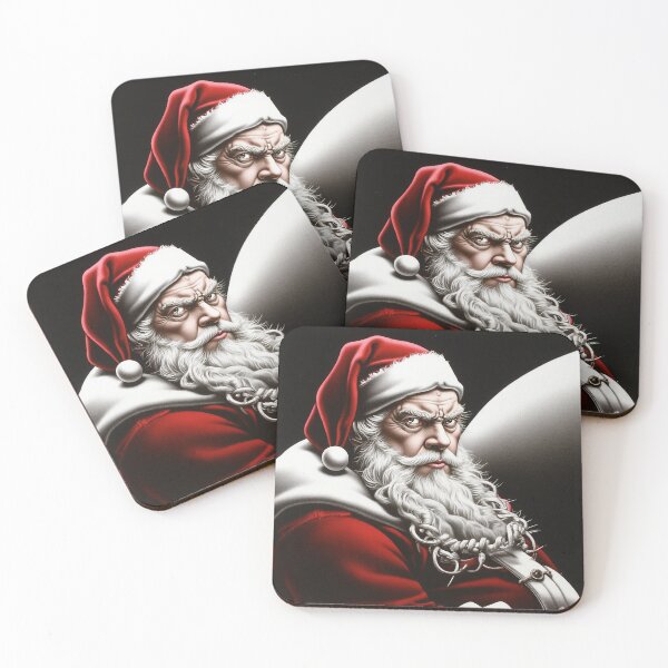 Item preview, Dark and Intense Santa Claus Portrait designed and sold by WILD-WILD-CAT.