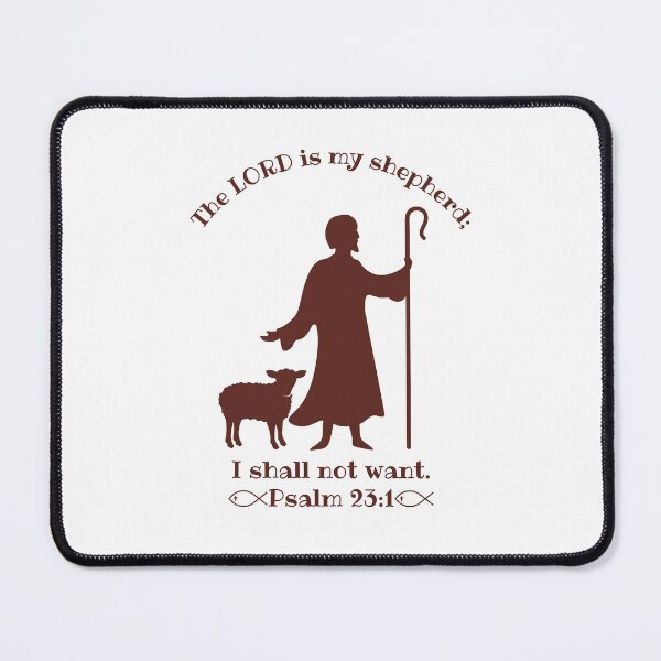 Item preview, Psalm 23:1 - The Lord is my shepherd; I Shall Not Want ESV Bible Verse designed and sold by JoeysPODShop.