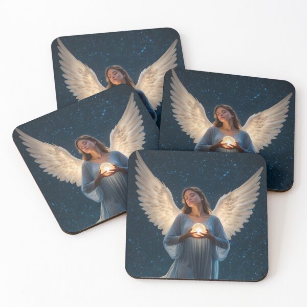 Item preview, Celestial Journey: Stunning Angel Canvas Print for Dreamers designed and sold by Heavenly Resonance.