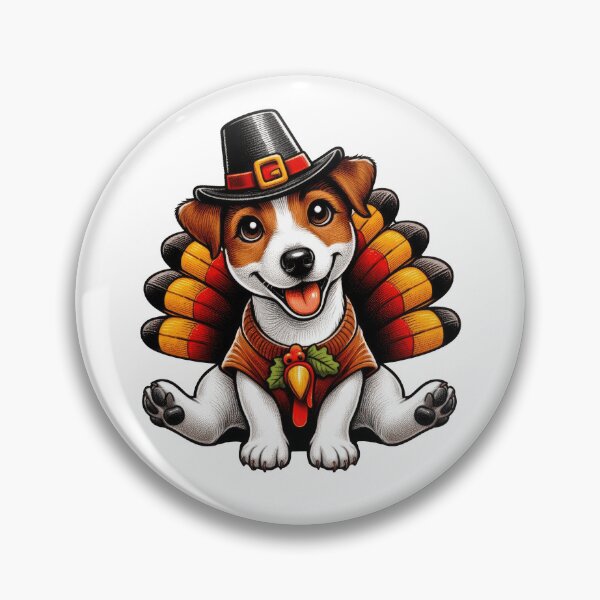 Item preview, Jack Russell Terrier Dog Thanksgiving designed and sold by doodIllustrate.