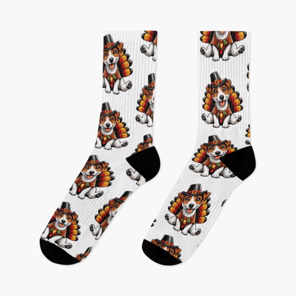 Item preview, Jack Russell Terrier Dog Thanksgiving designed and sold by doodIllustrate.