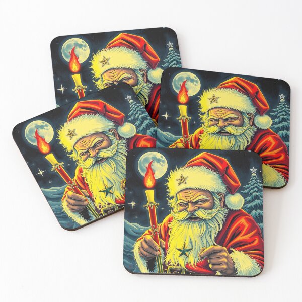 Item preview, Dark Mystic Santa designed and sold by WILD-WILD-CAT.