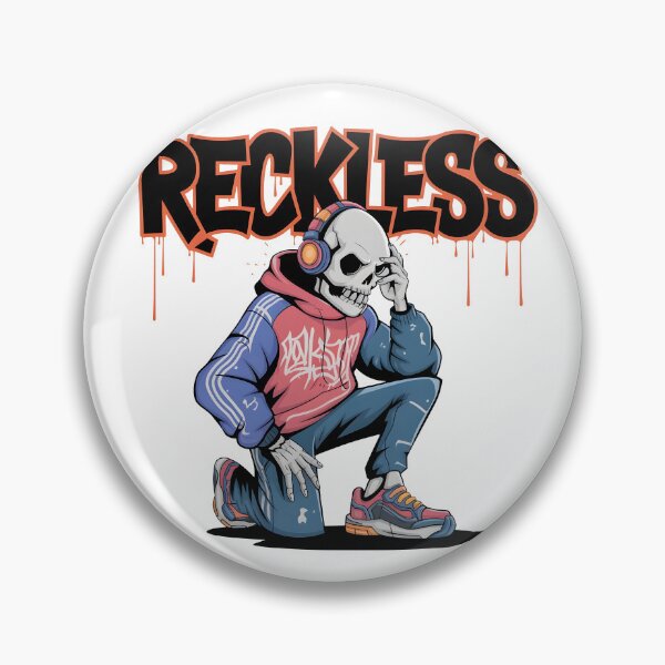 Item preview, Reckless music fans ghost designed and sold by ArtbySameer.