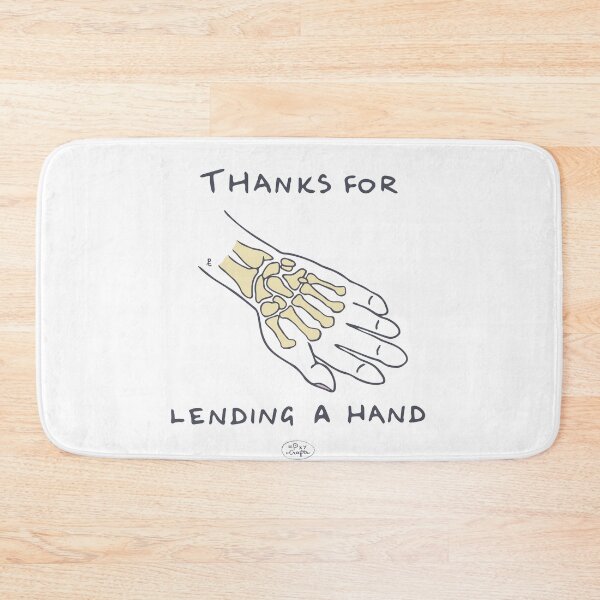 Item preview, Thanks for lending a hand - punny encouragements designed and sold by Pxycrafts.