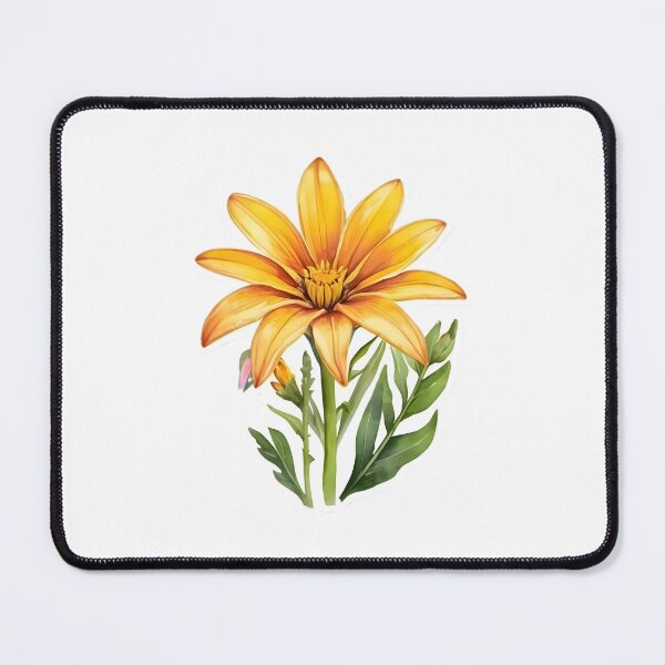 Item preview, Yellow Gazania (Gazania rigens) designed and sold by HOMETOWN86.