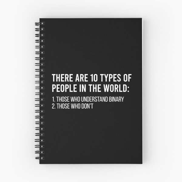 Item preview, Ten Types Of People In The World - Binary Funny Math Joke designed and sold by ruinzahelva.
