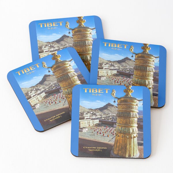 Item preview, Vintage-Style Gyantse Tibet Travel Poster designed and sold by travelwitheric.