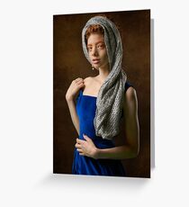 Playful Girl Greeting Card