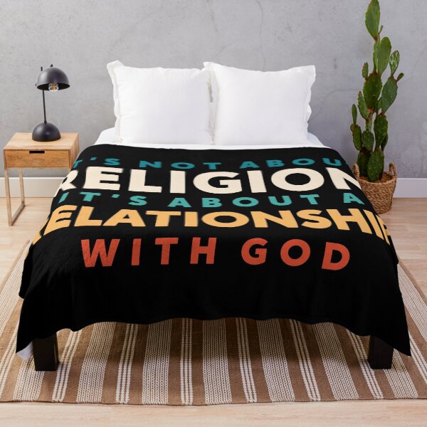 Item preview, Not About Religion, About a Relationship with God Inspirational designed and sold by Lillyamstronger.