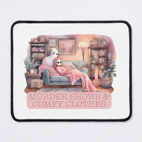 Item preview, Murder shows and comfy clothes designed and sold by Shopatmarlow.