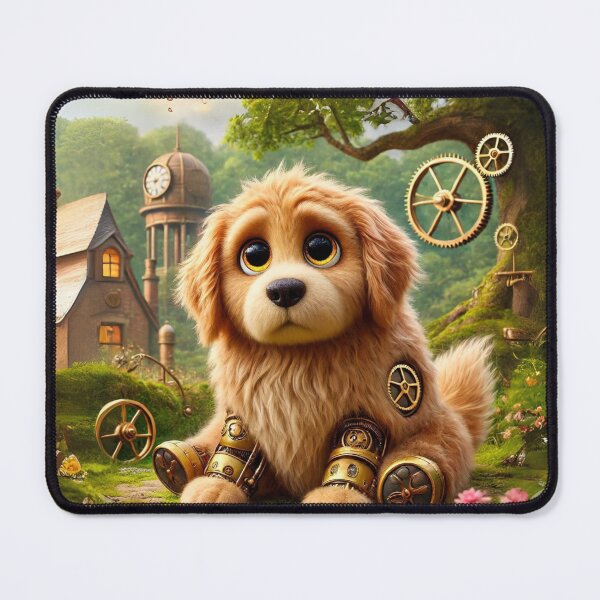 Item preview, Steampunk Golden Newfie designed and sold by Sillytoe.