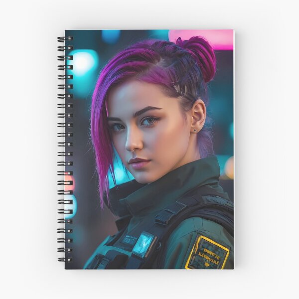 Item preview,  Realistic Cyberpunk Female Portrait designed and sold by papi1998.