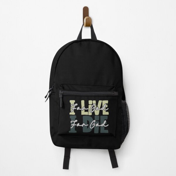 Item preview, I Live for God, I Die for God Christian Faith designed and sold by Lillyamstronger.