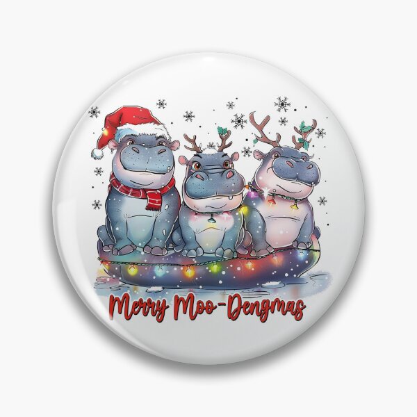 Item preview, Moodeng Christmas designed and sold by vintagearttee.