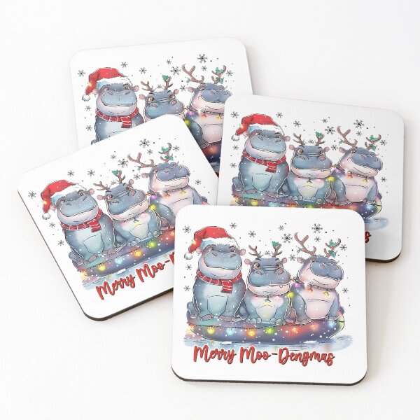 Item preview, Moodeng Christmas designed and sold by vintagearttee.
