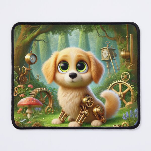 Item preview, Steampunk Golden Retriever Mix designed and sold by Sillytoe.