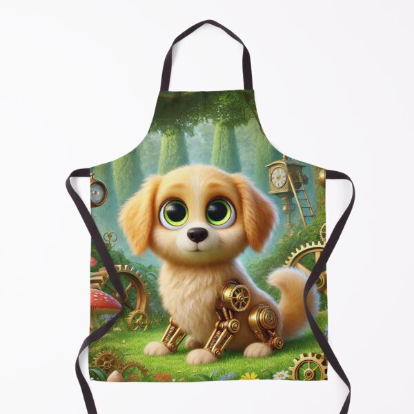 Item preview, Steampunk Golden Retriever Mix designed and sold by Sillytoe.