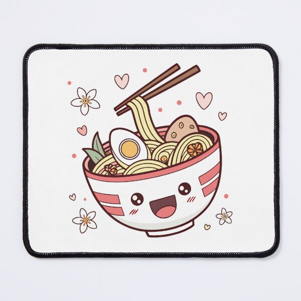 Item preview, Kawaii Japanses Ramen Noodles Bowl designed and sold by graphic-genie.