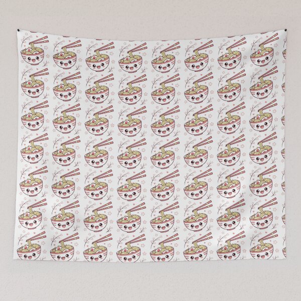 Item preview, Kawaii Japanses Ramen Noodles Bowl designed and sold by graphic-genie.