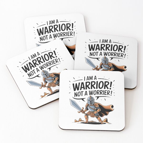 Item preview, I'm A Warrior Not A Worrier  designed and sold by PlanetMarker.