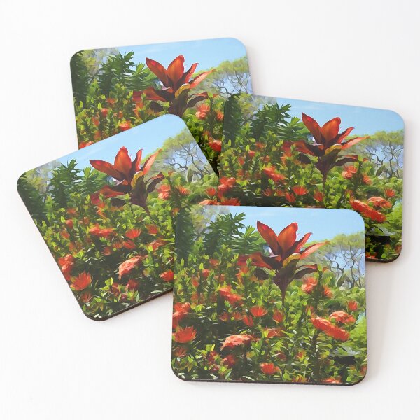 Item preview, Tropical Flowers Watercolour designed and sold by Annalucia.