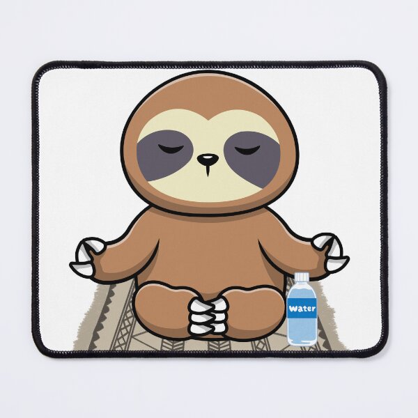 Item preview,  Cute Sloth Doing Yoga designed and sold by hinajehan.