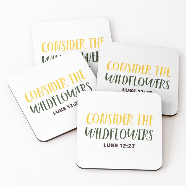 Item preview, Consider the Wildflowers Luke 12:27 Inspirational designed and sold by Lillyamstronger.